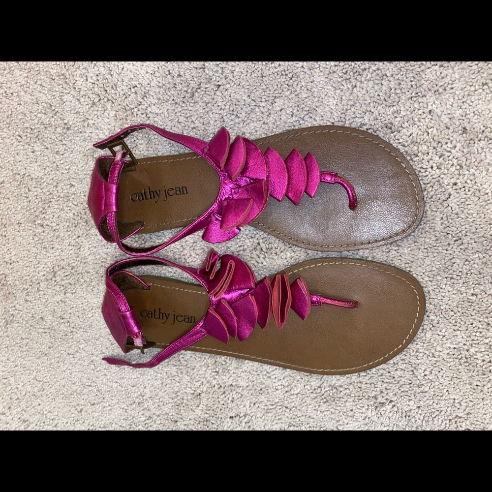 pink sandals
